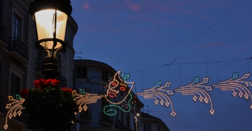 Malaga Carnaval decorations