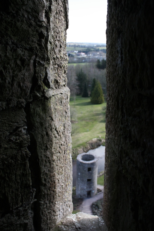 Looking out from Blarney Castle