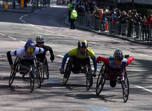Wheelchair Participants in the London Marathon 2013