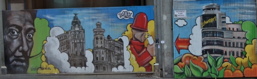 Murals in Madrid