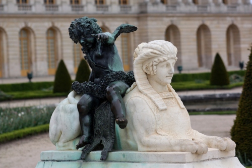 Statue in the Gardens  of Versailles