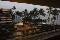 View from our room at the Royal Kona Hotel
