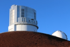 Mauna kea large telescope at the summit