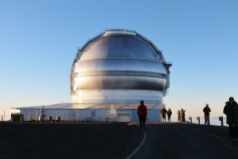 Mauna Kea Summit round telescope