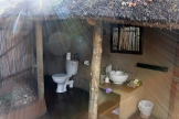 Umlani outdoor sink and toilet